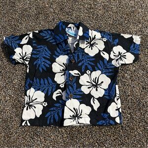 RJC boys 6 months tropical Hawaiian shirt made in Hawaii button down baby infant